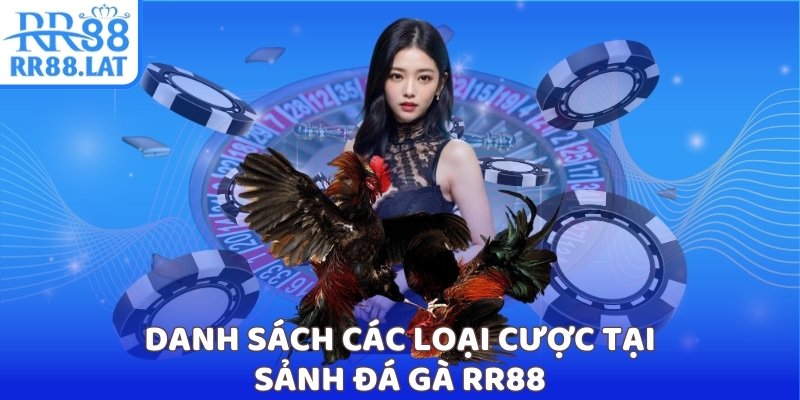 Danh sách các loại cược tại sảnh đá gà RR88